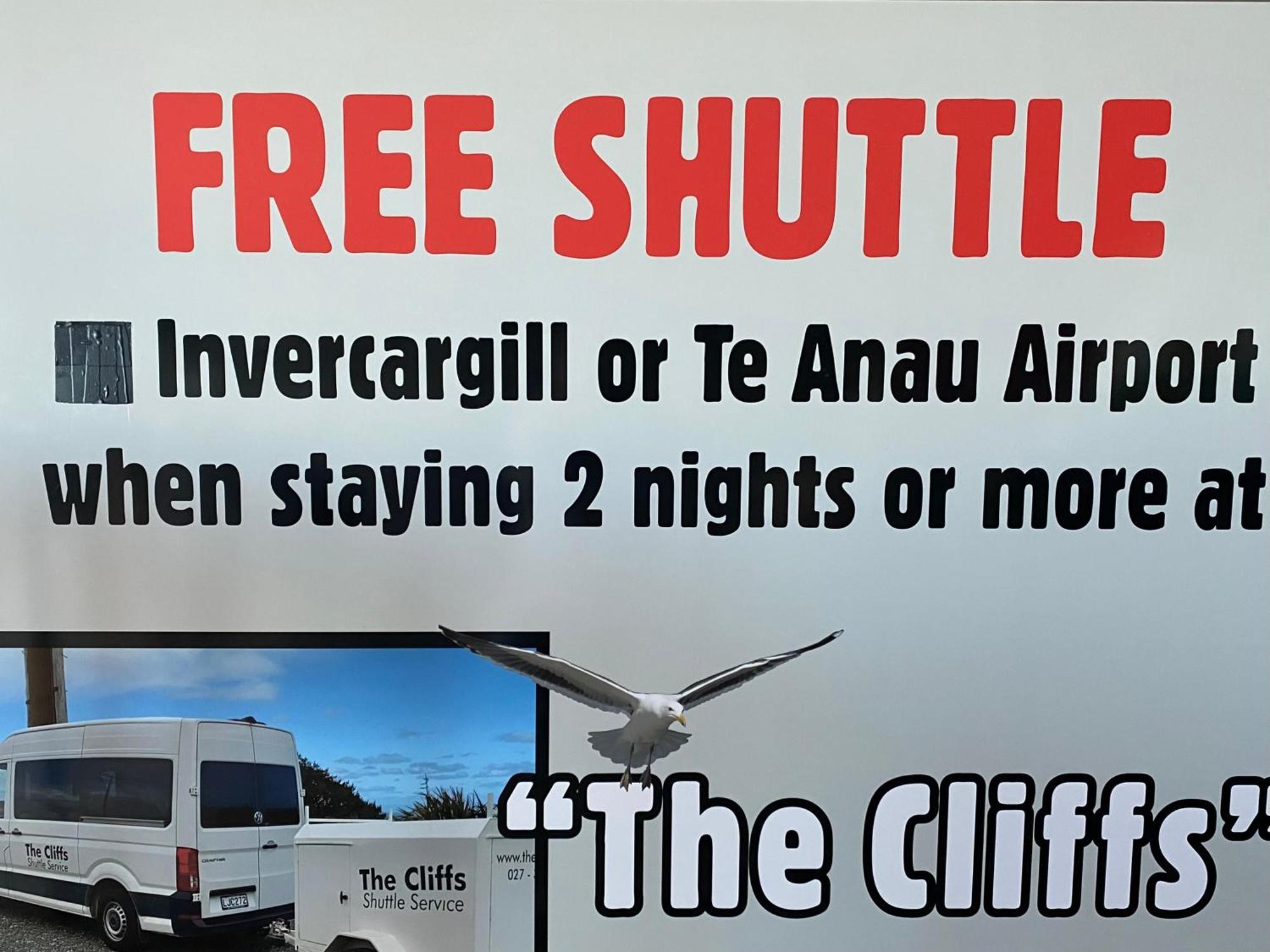 The Cliffs Seaside * Tuatapere